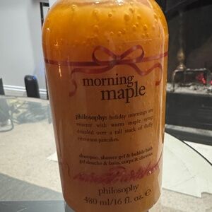 Philosophy Morning Maple Bath Gel - 3 in 1 16oz (480ml)